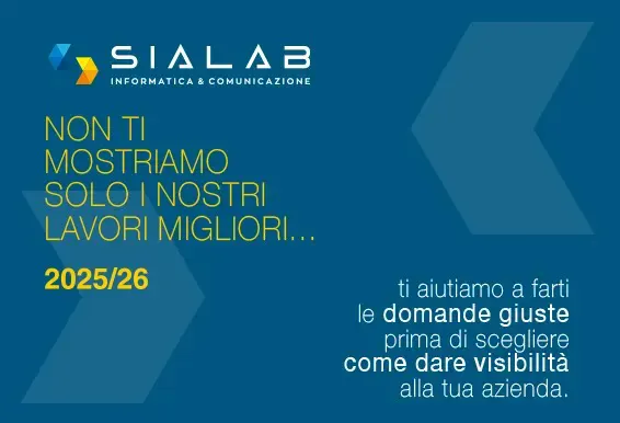 Sia Lab comunicazione lavori 2025-26
